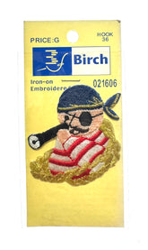 Birch Pirate Iron On Motif